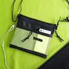 Bolsa transversal de ombro único em malha estilo coreano, bolsa esportiva para viagem ao ar livre, bolsa quadrada de lona fluorescente para estudantes