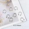 Estilo Punk Japonés Arte de Uñas Aleación Universo Planeta Hueco Estrella de Cinco Puntas Forma de Arroz Accesorios Metálicos para Uñas Joyería Más Vendida