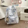 Mochila Sencilla y Elegante Estilo Coreano Nueva Pequeña de Nicho para Viajes de Negocios Color Bloque Mochila Escolar Secundaria Preparatoria Estudiante Universitario Mochila de Viaje de Moda