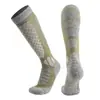 Calcetines Profesionales para Esquiar, Engrosados, Cálidos, Transpirables, Calcetines Largos, Antideslizantes, Resistentes al Desgaste, Amortiguadores, Protectores de Tobillo, Calcetines de Invierno para Deportes al Aire Libre