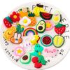 Patch de PVC Macio de Desenho Animado Fofo Suprimentos Culturais e Criativos DIY Capinha de Celular Grampo de Cabelo Acessórios de Cabelo Acessórios Decorativos Materiais Atacado