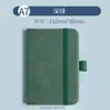 Caderno de Couro de Ovelha Logotipo Personalizado Fábrica Couro Macio Bloco de Notas de Escritório Notas de Negócios em Relevo Caderno de Reunião Personalização