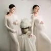 Tema Estúdio Fotográfico Novo Retrô Novo Estilo Chinês Vestido Amassado com uma Vibe Descolada para Sessão de Fotos da Barriga de Grávidas