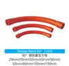 Accesorios de tubería con rosca estándar australiana abrazadera de tubería resistente gris tes codo curva grande accesorios de tubería eléctrica de PVC fabricante