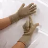 Guantes de lana tejidos ins estilo coreano de moda combinan con todo para mujer de cinco dedos pantalla táctil engrosados cálidos lindos estudiante