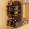 Artefacto de Almacenamiento de Bolsos Puerta de Entrada del Hogar Escritorio Múltiples Capas Cuero Bolso Bolso de Mano Estante de Exhibición Estante de Exhibición de Bolsos