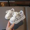 Nuevas Zapatillas de Dibujos Animados de Primavera 2026 para Niños y Niñas, Zapatos Casuales para Niños Mayores, Zapatos Blancos de Suela Gruesa, Modernos