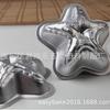 Molde de estrella de mar tamaño pequeño molde pequeño para pastel de aluminio molde de aluminio H627 molde de aluminio anodizado utensilios para hornear molde para pan gelatina