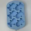 Forma de Silicone para Bolo Série de Natal Transfronteiriça Formato de Árvore de Natal 3D Forma de Bolo para Venda por Atacado