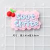 Accesorios de Plástico Blando para Bricolaje Año del Conejo Certificado de Nacimiento del Conejo Accesorios Decorativos Pantuflas Funda para Teléfono Móvil Pegatina para Refrigerador Taza de Agua