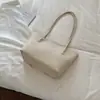 Bolso tote de gran capacidad para mujer, nuevo otoño 2026, nicho vintage, patrón tejido, bolso de hombro, bolso tipo cubo