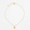 Collar de cadena fina de acero inoxidable con piedra ojo de gato francesa transfronterizo europeo y americano, collar de nicho con clip de cuentas ins, accesorio versátil para la clavícula