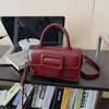 Bolso de Mano para Viaje de Primavera Transfronterizo, Estilo Coreano Simple, Bolso Cuadrado Pequeño con Textura Única y Diseño de Nicho, Bolso de Hombro Cruzado