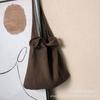 Bolso grande de punto de moda para mujer, bolso de hombro de gran capacidad, bolso de mano de lana sencillo, nuevo 2023