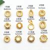 Areia de ouro cobre banhado a ouro titular vazio feito à mão diy pode ser equipado com natural Main Stone acessórios pulseira pingente de contas soltas acessórios de jóias