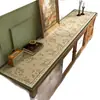Aparador de Lujo Ligero Estilo Francés, Mantel de Mesa de Cuero, Lavable, Impermeable, Resistente al Aceite, Resistente al Calor, Mueble de TV, Alfombrilla para Zapatero de Entrada