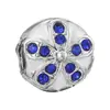 Panjia Nova Quente Diamante Azul Borboleta Amor Quadrado Diamante Salto Alto Miçangas DIY Pulseira Colar Acessórios Lote