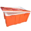 Caja Isotérmica para Llevar Puesto Comercial Plástico 60 Litros Entrega de Comida Grande Refrigeración para Alimentos Delivery Panes al Vapor Arroz Exterior