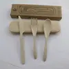 Juego de cubiertos de paja de trigo para explosiones transfronterizas, cuchillo, tenedor y cuchara, valor de color alto, cuchara, tenedor y palillos portátiles, caja de almacenamiento para cubiertos