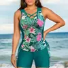 2024 nuevo bikini de traje de baño dividido europeo y americano bikini sexy bikini transfronterizo talla grande fabricantes de trajes de baño estampados