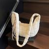 Bolsa Exterior Individual Acolchada de Algodón para Abrigo de Mujer de Gran Capacidad 2025 Nuevo Diseño Nicho Primavera y Verano Bolso de Hombro para Viaje Diario Tipo Dumpling