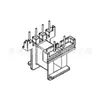 Núcleo de Transformador Ef20 Núcleo de Baquelite Ef21 Núcleo de Alta Frequência Bobina Horizontal 4+2 Pinos 2028