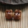 Hu de melocotón tallado zapatos pequeños piedra de melocotón silvestre accesorios de tallado al por mayor zapatos pequeños Accesorios de artesanía accesorios