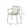 Juego de Mesa y Sillas de Hierro Forjado para Ocio al Aire Libre para Patio Abierto, Jardín, Villa, Cafetería, Cafetería, Combinación de Mesa y Sillas de Jardín