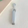 Tijeras para Uñas para Niños, Cortauñas de Garra de Gato de Dibujos Animados, Tijeras para Piel Muerta, Herramientas de Manicura para el Hogar, Cortauñas Portátil para Estudiantes, Papelería