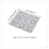 Aretes de cristal DIY aretes molde de gota de pegamento aretes geométricos irregulares aretes colgante joyería herramienta abrasiva de silicona