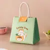 Bolsa Térmica Bonita para Llevar, Bolsa de Almuerzo Portátil, Gran Capacidad, Bolsa Portátil para Desayuno para Estudiantes y Trabajadores de Oficina, Bolsa para Snacks para Transportar Comidas