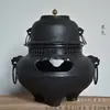 Brasero Cara de Fantasma Tetera de Hierro Fundido Estufa de Carbón Hervidor de Viento Estufa de Té Olla de Hierro Estufa Calefactora Brasero Carbón Wulian Carbón de Oliva