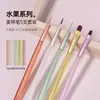Herramientas de Pluma para Uñas, Pluma para Dibujo de Líneas, Pluma Plana para Tallado de Cristales, Pincel de Barrido, Pluma para Degradados, Pluma para Construcción de Pintura, Herramientas para Uñas