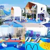 Creche Comunidade Exterior Grande Deslizador de Aço Inoxidável Combinação Buraco de Perfuração Túnel de Escalada Instalações de Playground Infantil