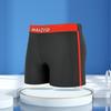 Homens calções de natação novo ofício chama calções de natação piscina termal boxer mais gordo calções de natação saída fábrica