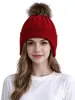 Nueva colección de invierno: gorro de punto de una bola, talla de adulto, con diseño de hilo trenzado, que cubre las orejas, cálido y a prueba de viento. Servicio profesional de etiquetado transfronterizo y dropshipping disponible