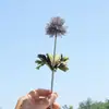 Cor de Outono Simulação Dente-de-leão Semente Plástico Flor Artificial Jardim Arte Decoração de Casa Casamento Fotografia Decoração Planta de Simulação