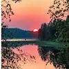 Nuevo atardecer colorido pintura de diamantes 5D diy completo de diamantes pintura decorativa Amazon proveedores transfronterizos fabricantes al por mayor