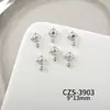 Acessórios Populares para Nail Art Cruz de Liga Estilo Punk Retrô Cruz de Strass Prata Strass para Unhas Usáveis
