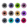 Parche de Ojo de Vidrio de Simulación Parche de Gema de Tiempo Ojo de Dragón Retorcido Joyería Hecha a Mano DIY Accesorios