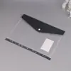 [Exclusivo Transfronterizo] Bolsa de Documentos A4 Estéreo de 11 Orificios Transparente Esmerilada Bolsa para Exámenes de Estudiante Bolsa de Almacenamiento Amazon