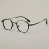Gafas Danyang Monturas de Gafas de Titanio Puro Retro Japonés Gafas de Prescripción Lisas Montura Cuadrada Monturas de Gafas de Borde Ancho Kbt98842