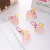 Llavero de Cerdo Tridimensional Set Protector para Aipods Colgante para Estuche de Auriculares Accesorios para Mochila Colgantes Lindos Corazón de Niña