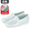 Botas de lluvia impermeables, de color sólido, ligeras, de caña corta, botas de trabajo, antideslizantes, zapatos de cocina para hombre, de corte bajo, verdes, disponibles en tallas grandes