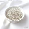 Anel de abertura de retenção de cor Ouro 18K e prata ouro branco único anel de abertura O anel C anel de conexão anel DIY acessórios de jóias feitas à mão