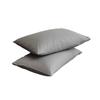 Funda de almohada de algodón de alto recuento y alta densidad 100S Algodón de fibra larga de Xinjiang Funda de almohada tipo sobre Funda de almohada de algodón puro Par 2