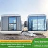 Cápsula Espacial Móvel Apple Ponto Turístico Edifício Temporário Casa Acabada Container de Escritório Móvel Casa de Hóspedes Módulo de Pouso
