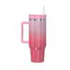 Taza de Hielo Transfronteriza 40oz Taza para Coche Acero Inoxidable 304 Taza con Asa Vaso con Pajita Gran Capacidad Montada en Coche Vaso Aislado para Agua