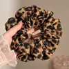 Otoño Invierno Estilo Coreano Cuadros Lazo para el Pelo de Intestino Grande Mujer 2026 Nuevo Gama Alta Súper Grande Cuerda para Moño Flor en la Cabeza Accesorios para el Cabello