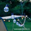 Nueva Cadena de Luces de Bombilla Solar Edison Luz Retro Nostálgica Bombilla Larga Patio Jardín Exterior Camping Luz Decorativa